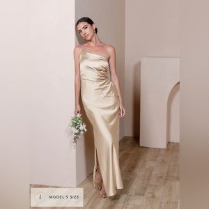 Revelry One Shoulder Bridesmaid Dress
